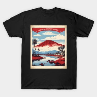 Lagunas de Montebello Mexico Vintage Poster Tourism T-Shirt